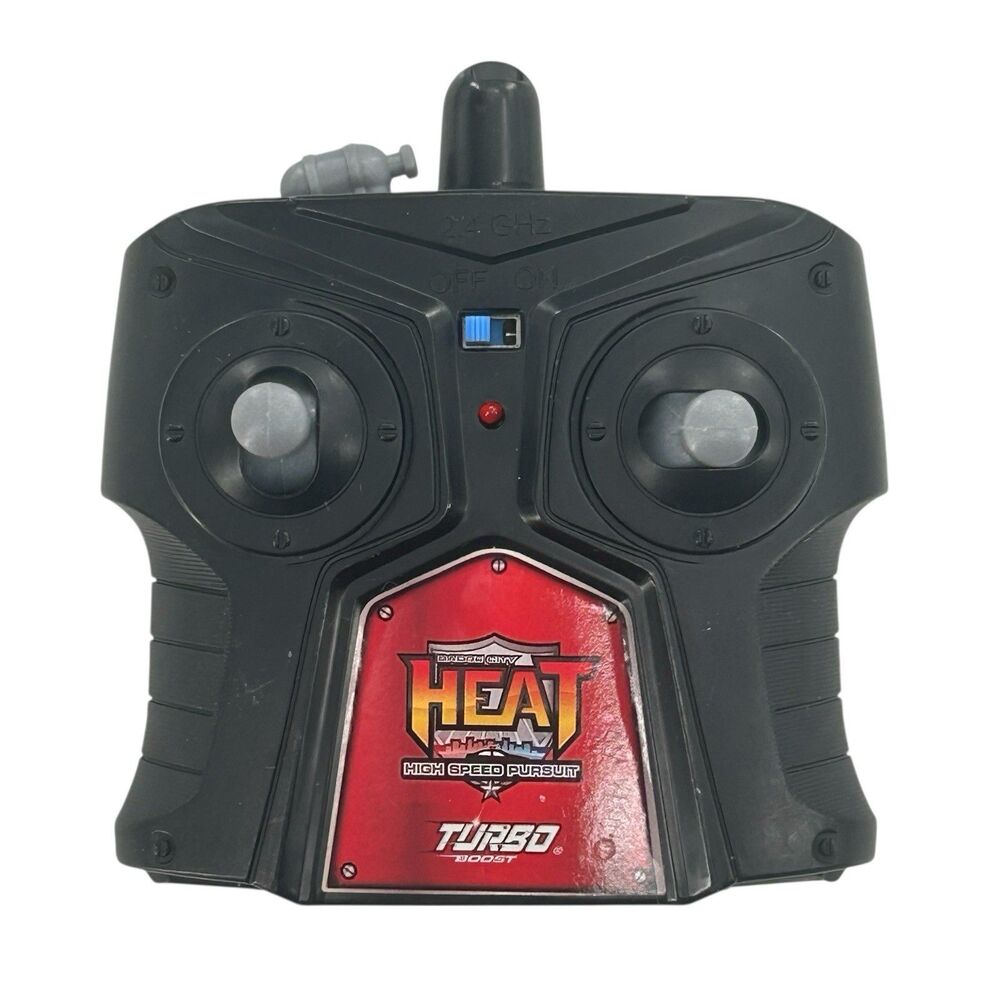 Jada RC Remote Controller ONLY Heat High Speed Pursuit Turbo Boost 2.4GHz TESTED
